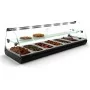 SAYL - Vitrine bain-marie à poser CLASSIC 2P 6x GN 1/3 étagère éclairage LED