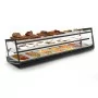 SAYL - Vitrine bain-marie à poser KUBE 6x GN 1/3  2 étagères éclairage LED