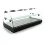 SAYL - Vitrine chaleur sèche à poser CLASSIC 2P étagère éclairage LED L. 840 mm