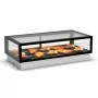 SAYL - Vitrine chauffante encastrable INTEGRA DROP-IN chaleur sèche 1 étage accès arrière L. 1200 mm