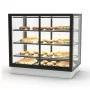 SAYL - Vitrine chauffante encastrable INTEGRA DROP-IN chaleur sèche 4 étages accès avant/arrière L. 1000 mm