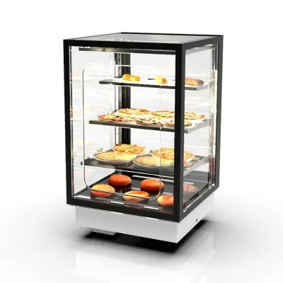 SAYL - Vitrine chauffante encastrable INTEGRA DROP-IN chaleur sèche 4 étages libre-service L. 600 mm