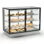 SAYL - Vitrine chauffante encastrable INTEGRA DROP-IN chaleur sèche 4 étages portes battantes L. 1200 mm