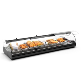SAYL - Vitrine chauffante SELF-SERVICE chaleur sèche éclairage LED L. 1190 mm