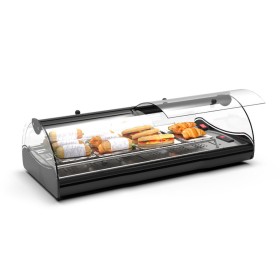 SAYL - Vitrine chauffante SELF-SERVICE chaleur sèche éclairage LED L. 840 mm
