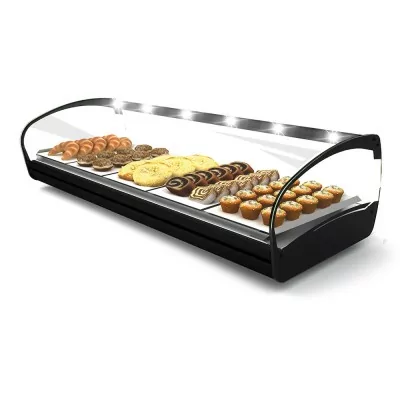 SAYL - Vitrine chauffante SHARK 1P chaleur sèche éclairage LED L. 1190 mm
