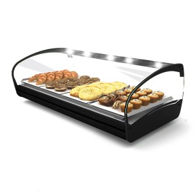 SAYL - Vitrine chauffante SHARK 1P chaleur sèche éclairage LED L. 840 mm