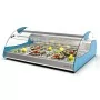 SAYL - Vitrine réfrigérée à poser pour poissons XL bleue L. 1030 mm