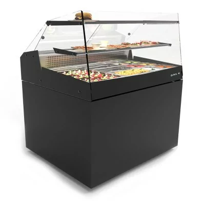 SAYL - Vitrine de présentation sur meuble LOMA 3x GN 1/1