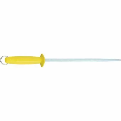L2G - Fusil de boucher mèche ronde manche plastique jaune L. 300 mm