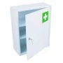 L2G - Armoire à pharmacie premier secours 1 porte fixation murale 2 étagères en métal