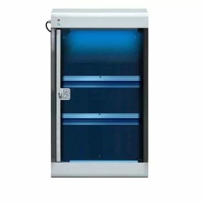 L2G - Armoire de stérilisation à couteaux toit pente 20 couteaux fromagers support aimant