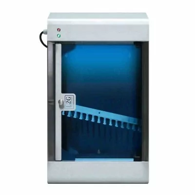 L2G - Armoire de stérilisation toit pente sans minuterie 12 couteaux avec support panier