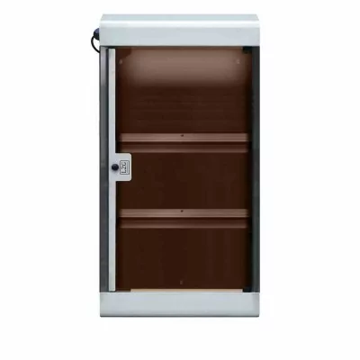 L2G - Armoire inox a steriliser toit pente construction inox minuterie de 0 à 120 min