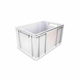 L2G - Bac gerbable blanc parois et fond pleins 63 L