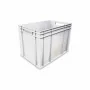L2G - Bac gerbable blanc parois et fond pleins 80 L