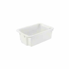 L2G - Bac à viande blanc 30 L parois et fond pleins