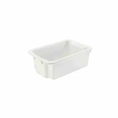 L2G - Bac à viande blanc 30 L parois et fond pleins