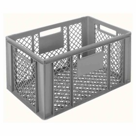 L2G - Bac de manutention gris ajouré 600x400x320 mm 63 L