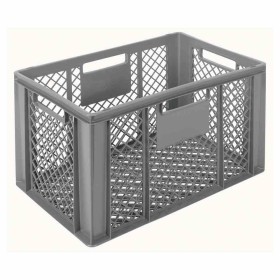 L2G - Bac de manutention gris ajouré 600x400x350 mm 73 L