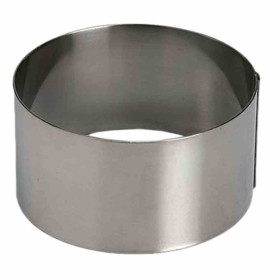 L2G - Cercle à vacherin inox H. 60 mm Ø 140 mm