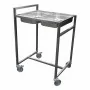 L2G - Chariot cuvier inox pour bac gn 4 roues dont 2 freinées