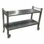L2G - Chariot inox 2 plateaux perforées 1230x460 espace entre plateaux 400mm