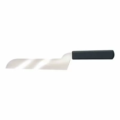 L2G - Couteau à fromage a pâte mi-molle L. 210 mm manche noir