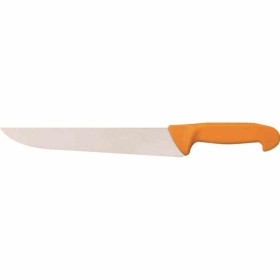 L2G - Couteau boucher lame 31cm manche grillon jaune