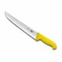 L2G - Couteau boucher victorinox manche jaune L. 310 mm
