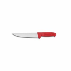 L2G - Couteau de boucher L. 200 mm manche rouge