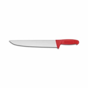 L2G - Couteau de boucher L. 350 mm manche rouge