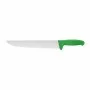 L2G - Couteau de boucher manche surmoule vert lame L. 300 mm