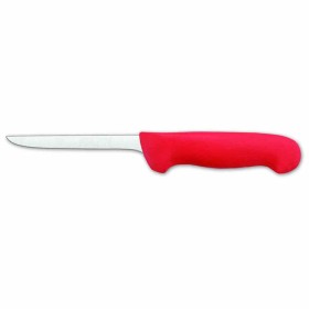 L2G - Couteau desosseur etroit L. 170 mm manche rouge