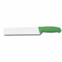 L2G - Couteau fromage 1 main manche surmoule vert lame L. 250 mm