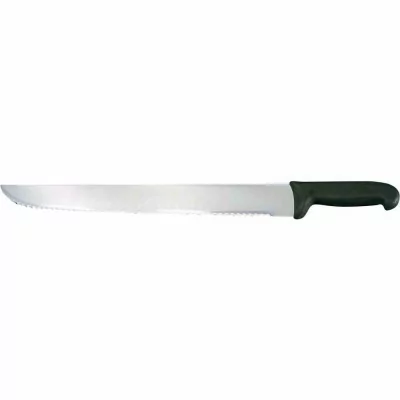 L2G - Couteau poisson microdenture 42cm caribou manche ABS noir