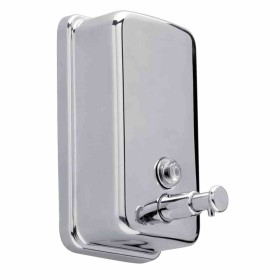 L2G - Distributeur savon ou gel hydroalcoolique inox brosse fermeture a clé