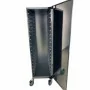 L2G - Échelle fermée point de vente inox 600x400mm entrée 400 18 niv porte rabattable avec poignée