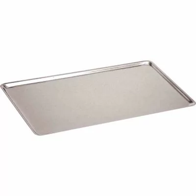 L2G - Plaque pâtissière inox 400x300 mm épaisseur 10/10e bords pinces à 45°