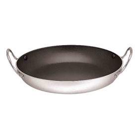 L2G - Plat à paëlla aluminium anti-adhesif 2 anses inox H. 65 mm Ø 400 mm
