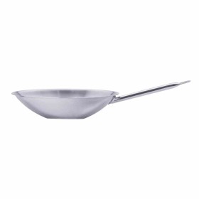 L2G - Wok acier inox avec fond plat 