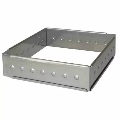 L2G - Cadre à opéra inox reglable de 16x16 cm à 28x28 cm