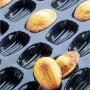 L2G - Moule flexipan 600x400 mm pour 40 madeleines empreinte 78x45x17 mm