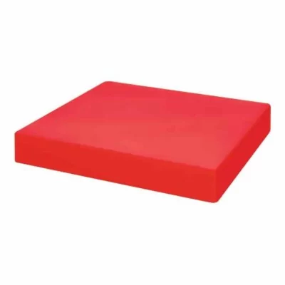 L2G - Bloc de découpe poly couleur rouge 1200x600x100 mm