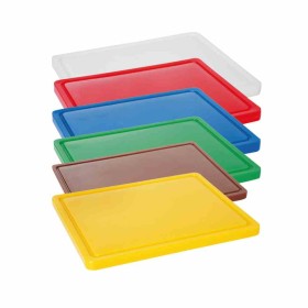 L2G - Plaque de découpe GN 1/1 violet polyéthylène avec rigoles et patins antiderapants