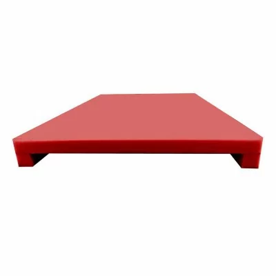 L2G - Plaque de découpe poly sur tasseaux L. 400 non montes couleur rouge