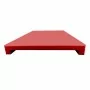 L2G - Plaque de découpe poly sur tasseaux L. 600 mm non montes couleur rouge