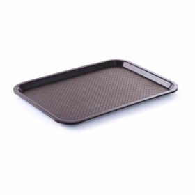 L2G - Plateau marron polypropylène L. 415 mm P. 305 mm