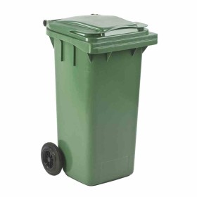 L2G - Container à déchets polyéthylène  2 roues couleur verte