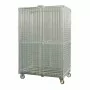 L2G - Roll container de securite 2 portes maille 50x50 mm systeme de fermeture pour cadenas